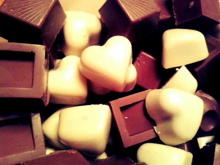 czekoladki z serduszkami
